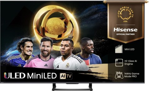 Telewizor 65" Hisense 65U7Q Mini-LED UHD 4K SmartOS Czarny Telewizor 65" Hisense 65U7Q Mini-LED UHD 4K SmartOS Czarny