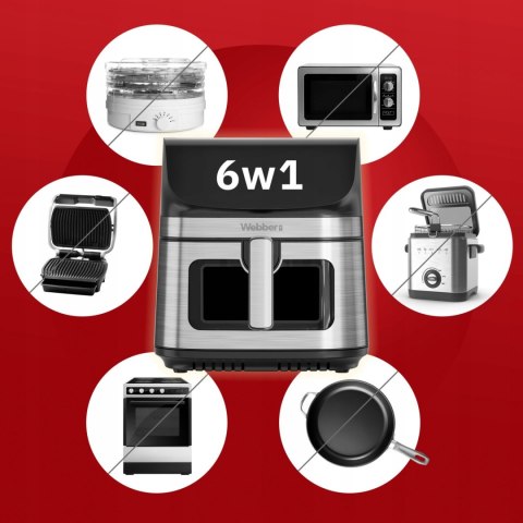 Frytkownica beztłuszczowa 8,8L 2200W Webber AF801 Air Fryer