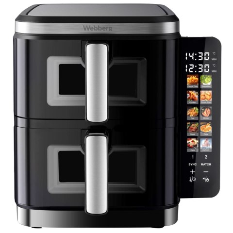 Frytkownica beztłuszczowa WEBBER AF901 11L 2800W podwójna komora