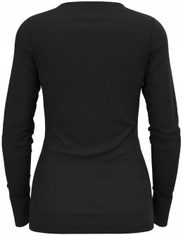Koszulka damska Odlo BL TOP crew neck l/s MERINO 200 roz. M Czarna