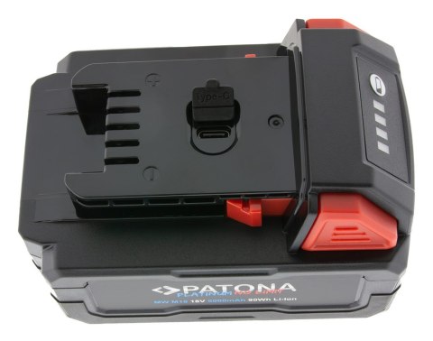 PATONA Platinum 18V Akumulator do Milwaukee M18 z portem USB-C PD45W PATONA Platinum 18V Akumulator do Milwaukee M18 z portem USB-C PD45W