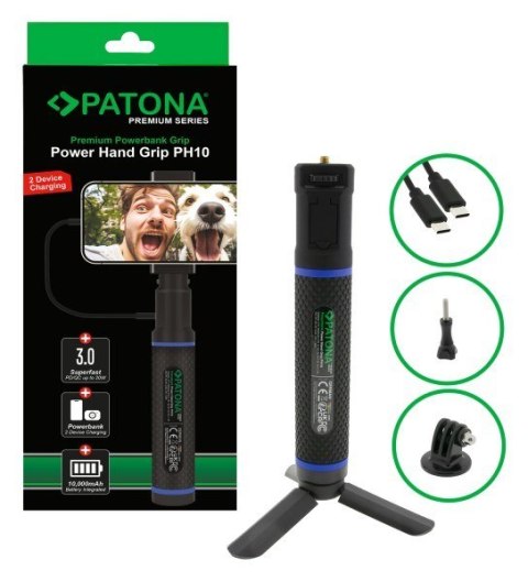 PATONA Premium Grip Power Hand PH10 z wbudowanym powerbankiem PATONA Premium Grip Power Hand PH10 z wbudowanym powerbankiem