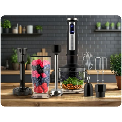 Blender ręczny z butelką 1500 W Berdsen BD-754