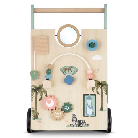 Drewniany chodzik pchacz NK857 Nukido sensoryczny sorter Montessori