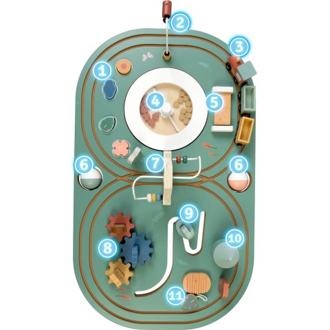 Drewniany stolik sensoryczny Dla Malucha Nukido NK-865 - Montessori