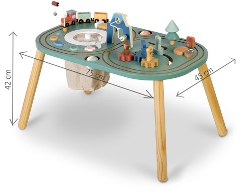 Drewniany stolik sensoryczny Dla Malucha Nukido NK-865 - Montessori