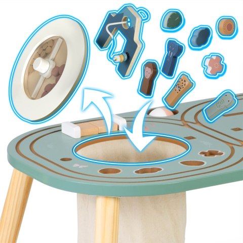 Drewniany stolik sensoryczny Dla Malucha Nukido NK-865 - Montessori