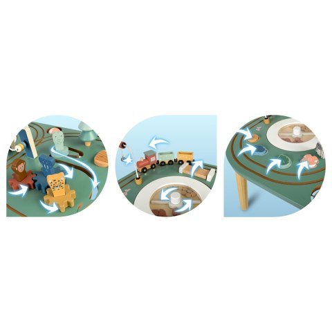 Drewniany stolik sensoryczny Dla Malucha Nukido NK-865 - Montessori