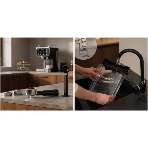 BD-773 Ekspres kolbowy Berdsen 20 bar z pojemnikiem na mleko 1,5L