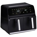 Frytkownica beztłuszczowa Air Fryer 1700W 2x4L Alpina czarna