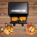 Frytkownica beztłuszczowa Air Fryer 1700W 2x4L Alpina czarna