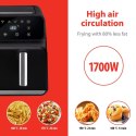 Frytkownica beztłuszczowa Air Fryer 1700W 2x4L Alpina czarna