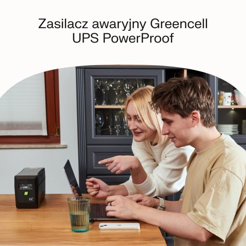 GREEN CELL UPS POWERPROOF 360W/650VA MODYFIKOWANA SINUSOIDA
