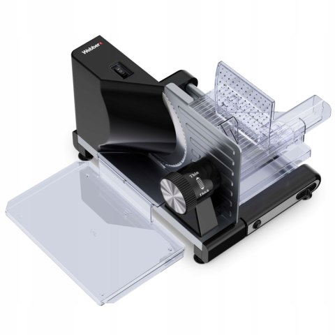 SCHARF MS02 Krajalnica elektryczna Webber 160W INOX 18cm BPA Free