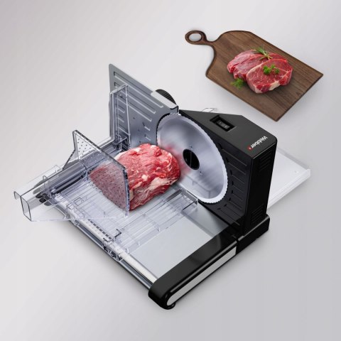 SCHARF MS02 Krajalnica elektryczna Webber 160W INOX 18cm BPA Free