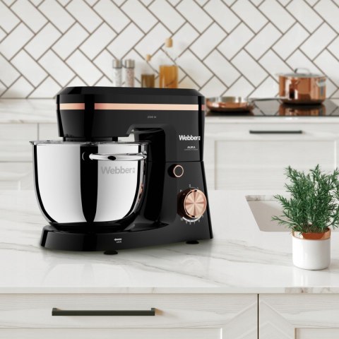 AURA SM15 Robot planetarny 2000W 5,2L Webber czarny/stalowy