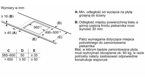 Płyta indukcyjna BOSCH PVQ61CHB1E mat