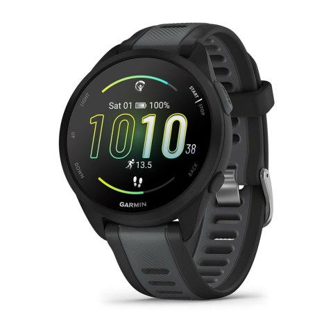 Zegarek sportowy Garmin Forerunner 165 Music AMOLED 43mm Black/Slate Grey Zegarek sportowy Garmin Forerunner 165 Music AMOLED 43mm Black/Slate Grey