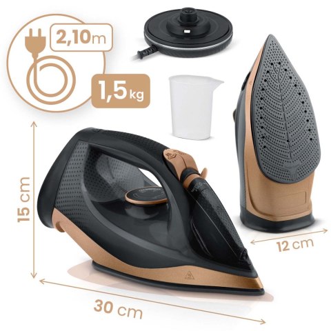 Żelazko bezprzewodowe parowe 2600W Berdsen BD-333 ceramiczna powłoka