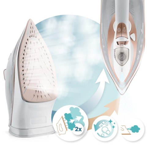 Żelazko parowe 3000W Berdsen BD-332 ceramiczna powłoka praca w pionie