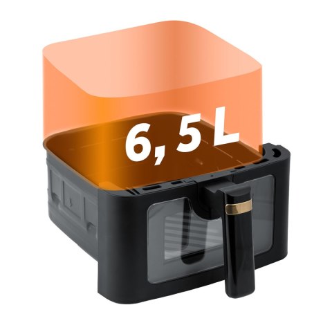 Frytkownica beztłuszczowa Air Fryer 6,5L 1700W Berdsen BD-655 czarna