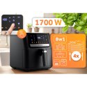 Frytkownica beztłuszczowa Air Fryer 8L 1700W Berdsen BD-662 czarna