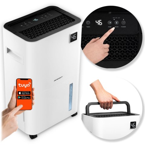 Berdsen BD-534 osuszacz powietrza 20L Wi-Fi biały dom/pranie