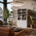 Regał LIVERTI 100x42x171 biały Regał LIVERTI 100x42x171 biały