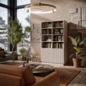 Regał LIVERTI 100x42x171 kaszmir Regał LIVERTI 100x42x171 kaszmir