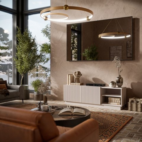 Szafka RTV LIVERTI 150x42x48 kaszmir Szafka RTV LIVERTI 150x42x48 kaszmir