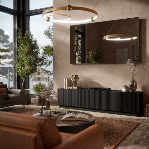 Szafka RTV LIVERTI 200x42x48 czarny Szafka RTV LIVERTI 200x42x48 czarny