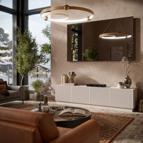 Szafka RTV LIVERTI 200x42x48 kaszmir Szafka RTV LIVERTI 200x42x48 kaszmir