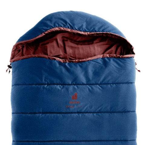 Śpiwór dziecięcy Deuter Starlight SQ (130-170 cm) - nightblue/redwood