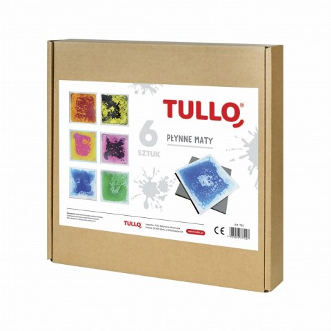 Tullo 702 Ścieżka sensoryczna - sensoryczne płytki z cieczą 30x30 cm 6 szt.