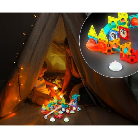 Klocki magnetyczne z podświetleniem RK-763 Ricokids