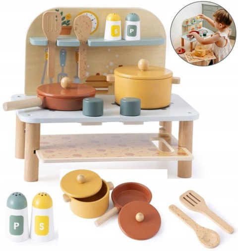 Drewniana mini kuchenka dla dzieci PROMIS KD08