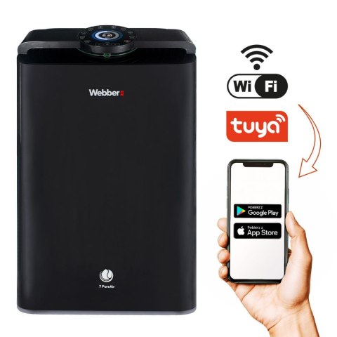 Oczyszczacz powietrza Webber AP9700 Wi-Fi BLACK EDITION