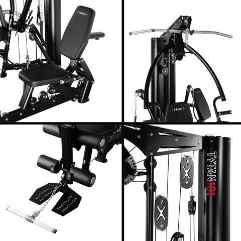 Tytan 101 Atlas Do Ćwiczeń Z Prasą Do Nóg Commercial Hms