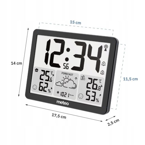 STACJA POGODOWA Z DCF METEO SP201 Z POGODYNKA