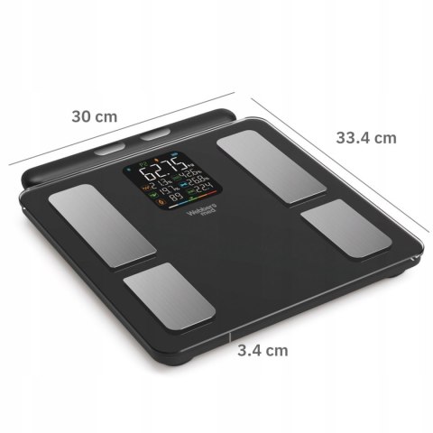 Waga łazienkowa Webber SCALA IF2825A analiza 15 parametrów Bluetooth