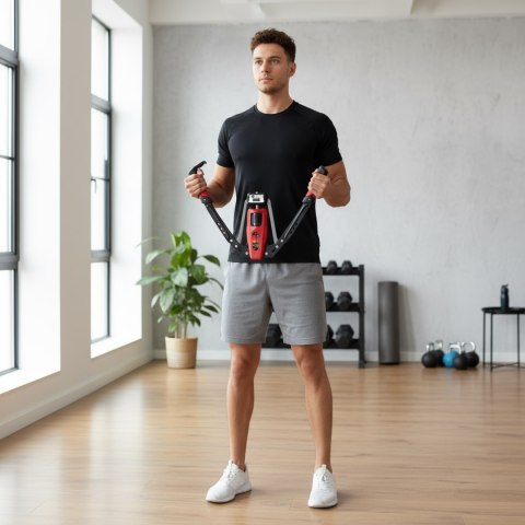 Hydrauliczny ściskacz ekspander HMS F1020 PRO 10-200 kg z licznikiem