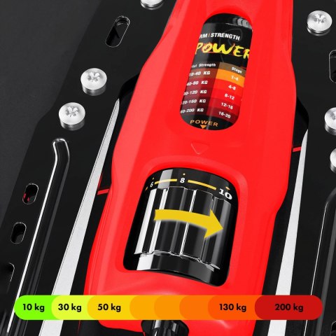 Hydrauliczny ściskacz ekspander HMS F1020 PRO 10-200 kg z licznikiem