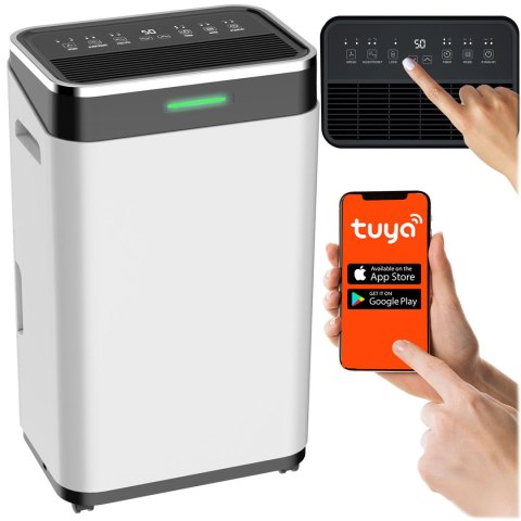 Osuszacz powietrza kompresorowy - pochłaniacz wilgoci 25l/24h higrostat Berdsen BD-533 biały