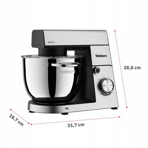 Robot planetarny Webber NEXT SM16 2000W 5,2L BPA Free