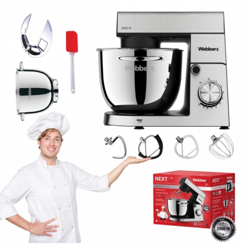 Robot planetarny Webber NEXT SM16 2000W 5,2L BPA Free