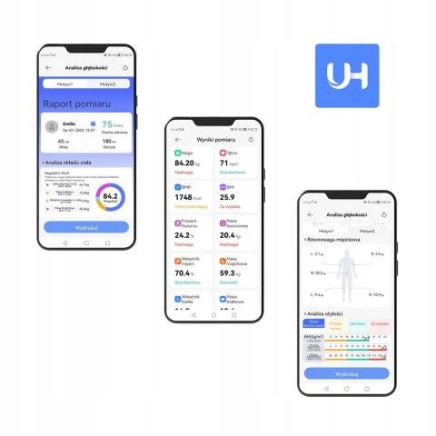 Waga łazienkowa inteligentna LIORA PS577 Webber PRO+ WiFi