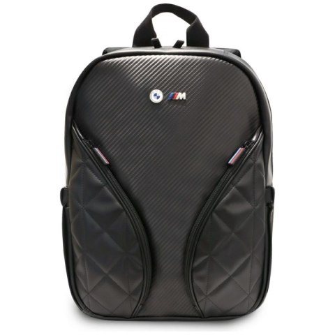 BMW Carbon Pockets & Metal Logo - Plecak na notebooka 16" (czarny)