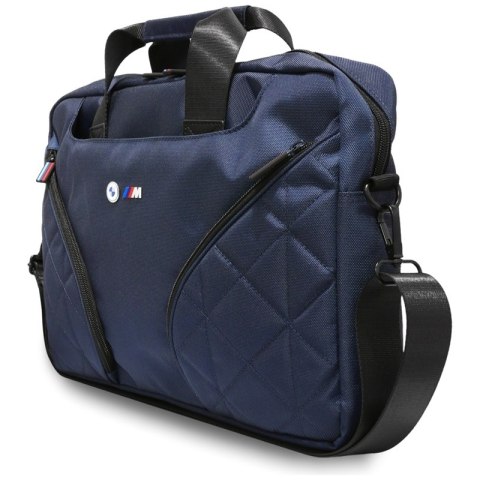 BMW Nylon Pockets & Metal Logo - Torba na notebooka 16" (granatowy)