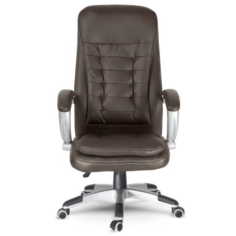 Fotel biurowy obrotowy Sofotel cimny brąz