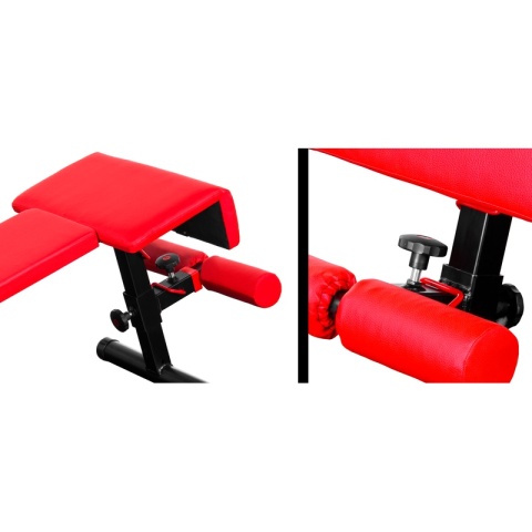 Ławka skośna Kelton HEAVY HL13 regulowana 9 kątów 400kg ABS